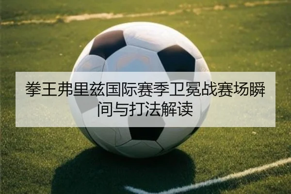 拳王弗里兹国际赛季卫冕战赛场瞬间与打法解读